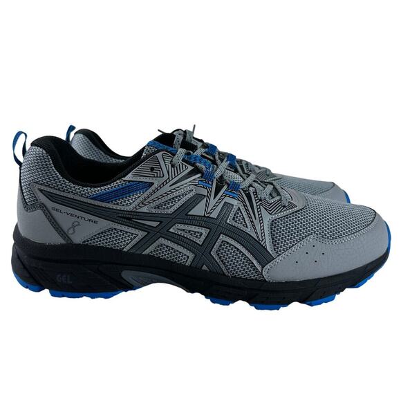 ASICS Gel-Venture 8 Men’s Trail Running Shoes Gray Blue US 14 NWT - Picture 3 of 13